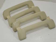 Audi A8 D3 Set of 4 Grab Handles Cream Beige 4E0857607B (Item #186054) 