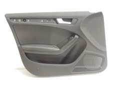 Audi A4 B8 FL NS Left Front Door Card Black With Leather Insert 8K0867103AK (Item #470295) 