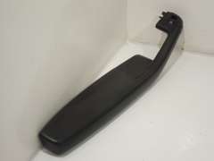 Audi A8 D3 Front NS Left Black Leather Door Card Armrest	 4E0867173 (Item #341667) 