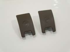 Audi A4 B8 Pair Isofix Slot Trim Cover Chestnut Brown New 8T0887187SC3 (Item #319622) 
