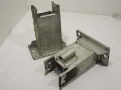 Audi A4 B8 Front Bumper Support Mount Brackets Pair 8K0807133C (Item #356061) 