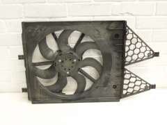 Audi A1 8X Electric Cooling Fan Housing Support Bracket with Fan 6R0121207 (Item #361761) 