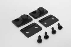 Audi A6 C5 Pair Rear Side Window Sun Blind Hooks And Screws New 4B0861337B (Item #356386) 