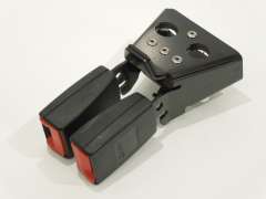 Audi Q7 4L Double Seat Belt Latch Buckle Black 4L0857739G (Item #333634)