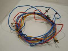 Audi Q7 4L Suspension Air Line Set Kit for Rear Blue Red Yellow 7L8616764 (Item #442536)