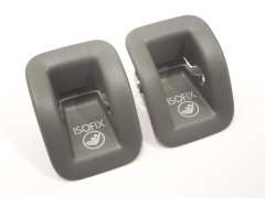 Audi A4 B8 A5 8T Pair Isofix Seat Slot Guide Covers Rotor Grey New 8T0887233BLV8 (Item #324084) 