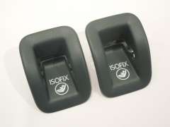 Audi A4 B8 A5 8T Pair Isofix Slot Guide Covers Stone Blue New 8T0887233BM90 (Item #269283) 