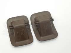 Audi A4 B8 A5 8T Isofix Seat Slot Guide Covers Chestnut Brown New 8T0887233BSC3 (Item #206717) 