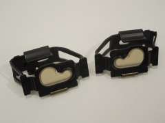 Audi A6 C7 Pair Luggage Retaining Net Locking Sockets Lugs Beige 4G9861735 (Item #206908) 