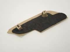 Audi A6 C7 A7 OS Right Centre Console Side Trim Panel Satin Beige 4G2863280DS5 (Item #207011) 
