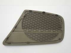 Audi A4 B8 Rear OS Right Door Speaker Cover Grill Kamut Beige New 8K00354361FU (Item #208237) 