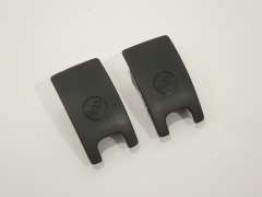 Audi A7 4G A6 C7 Pair Isofix Slot Trim Covers Soul Black New 4G88871876PS (Item #346617) 
