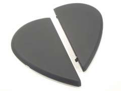 Audi A8 D3 Dashboard Ends Fuse Panel Covers Indigo Blue 4E0857085E (Item #296029) 