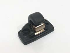 Audi A5 8T Cabriolet Moor Brown Sun Visor Hook Clip New 443857561HDL2 (Item #319619) 
