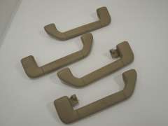 VW Touareg 7L Set of 4 Pure Beige Grab Handles 7L0857607A (Item #213755) 