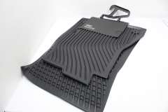 Audi A6 C7 Pair Front Genuine Rubber Floor Over Mats New 4G2061501 (Item #451938) 