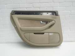 Audi A8 D3 Rear NS Left Door Card Jive Torrone Beige 4E0867303 (Item #218763) 