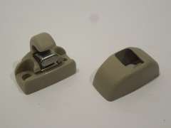 Audi A8 D3 Torrone Beige Sun Visor Hook Clip 4D0857561E8X5 (Item #440824) 