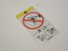 Audi A4 B8 A5 8T Airbag Child Car Seat Sticker New 5G0010029J (Item #316593) 