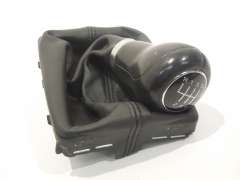 Audi A6 C6 6 Speed Manual Leather Gear Knob Black 4F0863278Q (Item #457477)
