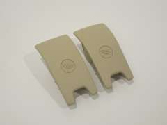 Audi A4 A5 B9 Pair Isofix Slot Trim Cover Atlas Beige New Genuine 8W0887187CE3 (Item #344821) 