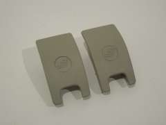 Audi A4 B8 A5 8T Pair Isofix Slot Trim Cover Light Grey New Genuine 8T0887187J50 (Item #471412) 
