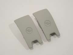 Audi A4 A5 B9 Pair Isofix Slot Trim Cover Crystal Silver New Genuine 8W0887187EP5 (Item #405268) 