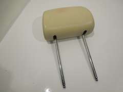 Audi A8 D3 Cream Beige Front Leather Headrest	 4E0881903A (Item #228603) 