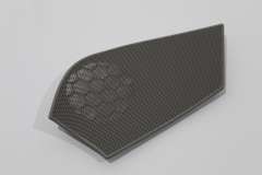 Audi A6 C6 OS Right Rear Upper Speaker Cover Platinum Grey New 4F0035794E59 (Item #237527) 