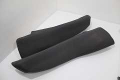 Audi A4 B8 Saloon Pair Rear Seat Bolsters Black Cloth 8K0885703AB (Item #238421) 