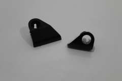 Audi A6 C6 RHD Glove Box Side Locking Receivers Pair Black 4F0857441 (Item #417981) 