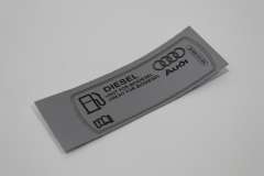Audi A1 8X A3 8P TT 8J Fuel Filler Flap Sticker Diesel New Genuine 8J0010508BF (Item #258409) 