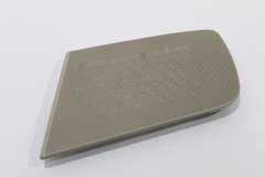 Audi A6 C6 Front NS Left Door Speaker Grill Cardamom Beige New 4F0035419K38 (Item #364502) 