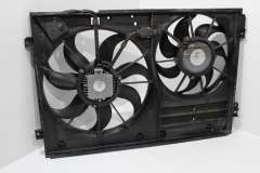VW Passat B7 Cooling Radiator Twin Electric Fans in Panel 1K0121207BC (Item #452597) 