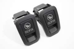 VW Arteon Isofix Slot Guide Trim Covers Pair Titan Black New Genuine 3G8887233C82V (Item #359693) 