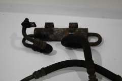 Audi A8 D3 3.0 TDi Gearbox Cooling Oil Pipes 4E0317818J (Item #241792) 