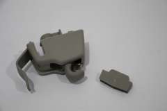 Audi Q7 4L OS Right Sun Visor Hook Clip Light Grey New Genuine 4L0859562J50 (Item #309066) 