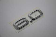 Audi A8 D3 W12 6.0 Logo Boot Badge Inscription New Genuine 4E0853743M2ZZ (Item #346522) 