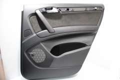 Audi Q7 4L Rear OS Right Black Alcantara Door Card Bose 4L0867304B (Item #313853)