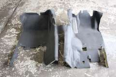 Audi Q7 4L Black Floor Carpet Front Section 4L2863103A (Item #420507) 