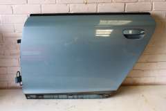 Audi A6 C6 Rear NS Left Door Skin Aero Blue LY5R 4F0833051G (Item #248699) 