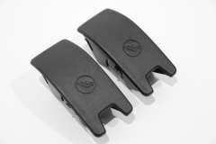 Audi E-Tron Pair Black Isofix Slot Trim Covers New Genuine 4KE887187 (Item #406030) 