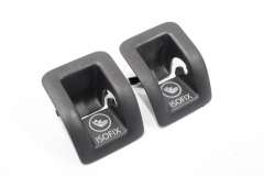 VW Jetta Mk5 Pair Black Isofix Slot Guide Trim Covers 1K0887233E (Item #378079) 
