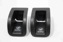 Skoda Octavia 5E Mk3 Pair Black Isofix Slot Guide Trim Cover Black 5E0887233B9B9 (Item #313163) 