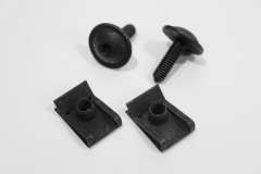 Audi A4 B6 B7 Headlight Bracket Screws and Nuts Pair New Genuine N90168604 (Item #376358) 
