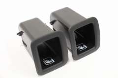 Skoda Superb 3V Mk3 Pair Isofix Slot Guide Trim Cover Black New 3V08872339B9 (Item #329642) 