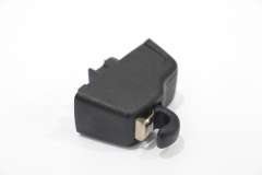 Audi Q7 4L OS Right Sun Visor Hook Clip Soul Black 4L0859562B (Item #441305)