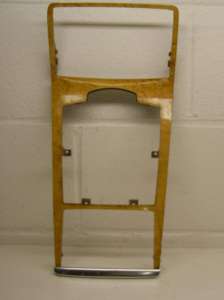 Audi A8 D3 Beige Birch Vein Centre Console 4E0863916 (Item #51746) 