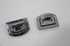 Audi A4 B6 B7 B8 Silver Chrome Boot Tie Downs Set 2 1K0864203 (Item #303639) 