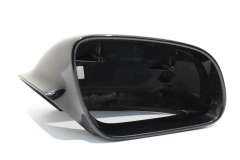 Audi A8 D3 OS Right Door Wing Mirror Cover Housing Ebony Black LZ9W 4E0857508 (Item #257002) 